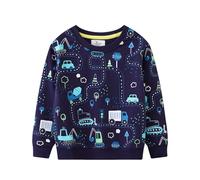 Générique Sweats Garçon,Sweatshirts Pullover Adolescent Haut pour Garçons en Manches Longues Coton Sport Pull Tops Sweat Enfant Garçon Fashion Large Confortable Ado 7-14 Ans