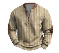 Générique Sweats pour Homme Demi-Fermeture éclair Décontracté, Confortable, Multi Poches Loungewear Chaud Haut Col Montant Top Pulls Col Roulé Homme Sportswear pour la Vie Quotidienne, Les Sorties