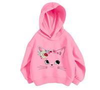 Générique Sweatshirt Capuche Fille Sportwear Fashion Trendy Confortable Elégant Sportswear Pullover Jogging Running Course Survêtement Sweat Graphique pour Enfants Ado 3-14 Ans