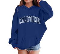 Générique Sweatshirt Capuche Fille,Sportwear Fashion Trendy Sweat Basics Motif placé Fille Vêtement Super Douce et Chaude Confortable Pull Mignon Vêtements Mode Ado 7-14 Ans
