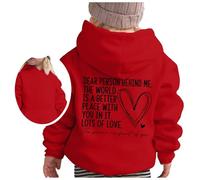 Générique Sweatshirt Enfant Fille,Chaud Pull Hauts Sweat Basics Motif placé Fille Casual Tops Sport Décontracté Manches Longues Gym Jogging Running Course Survêtement Ado 5-15 Ans