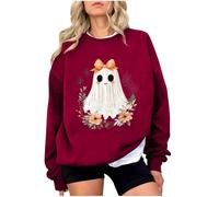 Générique Sweatshirts for Women UK Pullover Halloween Sweatshirt Woman Fleece Lined Hoodie Clothes Hoodies Womens Shirts Fall Oversized Zip Up
