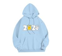 Générique Sweatshirts Homme Vintage Art Classic Paintings Stylish Design Sweatshirt Sweet Capuche Homme Golf Hommes V-Neck Pull Tour Maillot De Survêtement Chasse Sweat Violet (Bleu Clair,L)