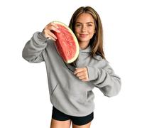 Générique Sweatshirts Sweat à Capuche Confortable avec Grande Poche et Poche Avant pour écouteurs (Grey, XXXL)