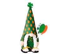 Générique Swedish Tomte Gnomes Doll - Green GNOME Decor, Tiered Tray Display Figurine, Multi Room Styling Feature for Mantel Bedroom Living Room Office Dorm, Home Decor, Multi Color