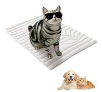 Générique Sweet Dreamed Dog Cooling Mat, Sweet Dreamed Summer Comfortable Non-Slip Washable Double-Sided Pet Bed, Lightweight and Fold Able, Machine Washable for All Breeds & Sizes (Gray,M:36 * 23in)