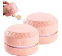 Générique Swiftvac - Smart Vacuum Cleaner,Robot Vacuum 3 in 1,360°Rotating Suction,Mini Handheld Vacuum Cleaner for Comprehensive Cleaning (2pcs Pink)