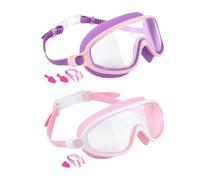 Générique Swim Goggles, Kids Eyewear, Youth Dive Gear, UV Protection Lens 6.5x2.56 inches, Anti-Fog Seal, Perfect for Pool Snorkeling Beach Vacation Summer Sports, Flexible Silicone Comfort