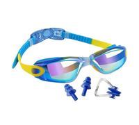 Générique Swim Goggles - Kids Waterproof Eye Protection Glasses, Anti Fog Clear Vision Swimming Eyewear with UV Shield Lenses Comfortable Adjustable Strap, Ideal for Pool Lessons Beach Play Training