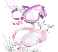 Générique Swim Goggles Kids, Wide View Swimming Eyewear, Uv Protection Design, Easy to Adjust and Wear Water Gear for Pool, Beach, Diving Use, Youth, Summer Activities, Children, Pool