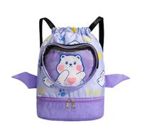 Générique Swimming Bag For Kids Dry Wet Separated Sackpack Swim Backpack