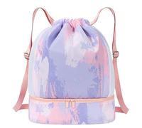 Générique Swimming Bag - Gym Drawstring Backpack, Multifunctional Drawstring Bags with Dry Wet Sseparation for Vacation, Swimming, Camping, Travels and Others