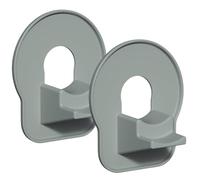 Générique Swimming Pool Pipe Holders, Hose Support Brackets, 3.15x4.33 inches Sturdy Lightweight 2 Pack Design with Anti Sagging Function, Pipes Secure Clips for Spa, Garden, Pools System