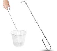 Générique Swimming Pool Skimmer Crochet D'écumoire, Crochet De Panier D'Écumoire De Piscine Pour Écumoire Piscine Au Nettoyage Des Débris Piscine, Outil De Nettoyage Des Débris