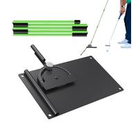 Générique Swing Plane Trainer | Metal 180 Degree Adjustable Portable - Golf Alignment Sticks System | for Men Women Golfer Aiming Putting Correcting, Indoor Outdoor