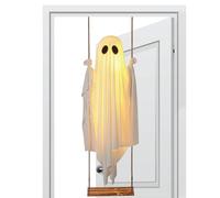 Générique Swinging Ghost 5ft Adjustable with String Lights Control Remote