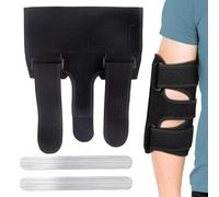 Générique Syndrome du Canal Cubital, Attelle Stabilisatrice de Soutien du Coude, Manchon Ajustable Respirant pour Hommes Femmes Confort Sommeil Récupération