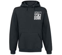 Générique System of A Down System Waves Homme Sweat-Shirt à Capuche Noir L