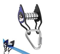 Générique Système De Bloc De Poulie Robuste - Poulie De 250 LB avec De Sécurité | Système De Tour d'escalade De Mécanisme De Curseur De Poulies De Corde Résistantes, Aventure De Parcours d'obstacles