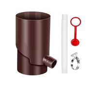 Générique Système De Collecte d'eau De Pluie - Kit De Dérivation De De Pluie Résistant Aux UV Et Aux Intempéries | Inverseur De Pluviale, Barils De Pluies Portables pour Collecter l'eau De