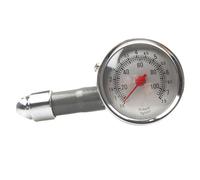 Générique Système de de la Pression des pneus en métal - Appareil de Test de Pression analogique, Outil de jauge à Cadran de précision | Construction Robuste en Acier Inoxydable pour des Le