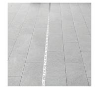 Générique Système de Drainage de gouttière de Patio en Acier Inoxydable 304, système de Drainage à Canal étroit 304 avec grilles, kit de Drainage extérieur à Canal Peu Profond, Grille de dra