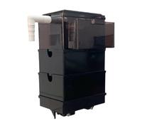 Générique Système de Filtration Silencieux pour Aquarium, avec Filtre Externe et Tuyau D'évacuation, Idéal pour Les Petits Aquariums à Poissons et Les, Trois Couches