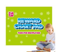 Générique Système de Récompenses pour,Tableau de Motivation Réutilisable - Interaction Parent-Enfant, Fournitures Éducatives pour Apprentissage à la Maison et Propreté