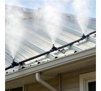 Generique Système De Refroidissement par Brume for L'extérieur, 20 Buses Et Filtres en Laiton, Terrasse(2362inch/60m/197ft)
