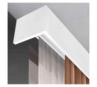 Générique Système de Tringle à Rideaux Double rangée Robuste et Silencieux, fixé au Plafond. Corniche en Alliage d'aluminium Haute résistance, Cadre de cantonnière Mural de 10,5 cm de Hauteur pour la