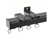 Générique Système de Tringle à Rideaux, Tringle Robuste de 6 m (19,6 pi) pour Plafond, Rail Droit Extra Long pour séparation de pièces, idéal pour Un Usage Domestique et