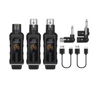 Générique Système pour Guitare avec Récepteur et émetteur XLR, avec 2 émetteurs