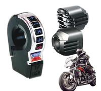 Générique Système Stéréo pour Motocyclettes - Klaxon De Guidon sans Fil avec Chargeur De Téléphone Intégré | Système Audio pour Moto Résistant à l'eau,pour Cyclisme Scooter Vélo Voiture Conduite et