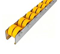 Générique Systèmes de convoyeurs Robustes - Type A, Long Rail de Glissement Lisse de 1,3 m, pour camions et ateliers - Pièce de Rechange Durable pour convoyeurs à rayonnages de manutention