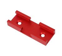 Générique T pour Le Travail du Bois, Rainure D'intersection, Guide d'angle Universel pour Rail, Gabarit de Profil à Double Coupe pour établi, Rouge