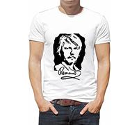 Générique T-Shirt Chanteur Renaud N018 (L, Blanc)