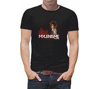 Générique T Shirt CHANTEUSE mylène Farmer mylenisme N057 (2XL, Noir)