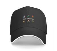 Générique T-Shirt Classique du Rugby des Six Nations Casquette de Baseball Marque de Luxe Chapeau de Soleil Grande Taille Casquette Tactique Militaire Baseball Hommes Femmes