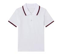 Générique T-Shirt Court Classique Ample pour Enfant en Bas âge, Fille ou garçon, Chemisier Doux à Manches Unies (White, 10-11 Years)