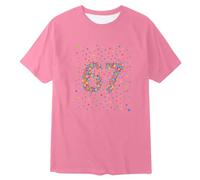 Générique T-Shirt décontracté à Manches Courtes et col Rond pour Filles, idéal pour Jouer et Aller à l'école au Quotidien. T-Shirt Basique, Doux et Confortable pour Les Tout-Petits. (7-8 Years)