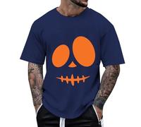 Générique T-Shirt d'halloween pour Homme Costume Halloween imprimé Squelette Photo-réaliste Shirt Horror Bloody Respirant Confortable Amusant et Femme Haut Sanglant