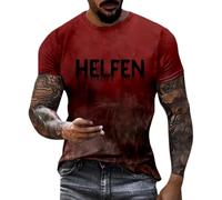 Générique T-Shirt d'halloween pour Homme Deguisement Halloween imprimé Squelette Photo-réaliste Vêtements Lâche Col Rond Zombie Casual T Shirt Oversize Amusant et Femme Costume d'horreur Effrayant
