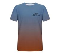 Générique T Shirt Femme Col Rond Manches Courtes Haut Basique Doux Confortable Style Décontracté Polyvalent Usage Quotidien Printemps Été Automne, 14-Blue1, XL