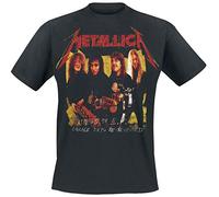 Metallica T-shirt Garage Photo Yellow Noir