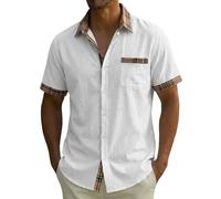 Générique T Shirt Homme Chemise Doux Au Toucher comme Une Seconde Peau, Coupe Confortable pour Le Bureau Décontracté Et Les Sorties.