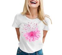 Générique T-Shirt imprimé pour la Sensibilisation Internationale au Cancer du Sein chez Les Femmes
