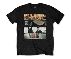 Générique T-Shirt Officiel Peaky Blinders Tommy Shelby Slices Noir