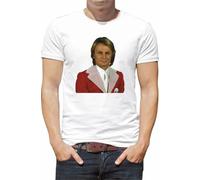 Générique T Shirt personnalisé Chanteur Claude Francois modele 1 N072 Blanc (Blanc, L)