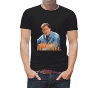 Générique T Shirt personnalisé Chanteur Frank Michael N077 (Blanc, S)