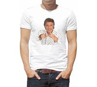 Générique T Shirt personnalisé Chanteur Frederic Francois N071 Blanc (Blanc, L)